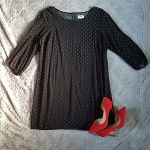 Old Navy polka dot shift dress
